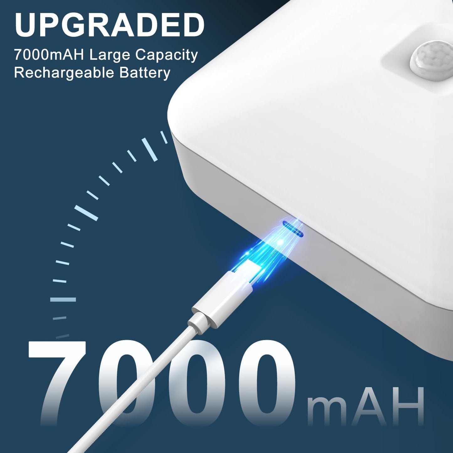 Rechargeable Motion Sensor Ceiling Light with Remote, 3000K-6000K 2 Pack | Wireless, Battery Operated, Motion