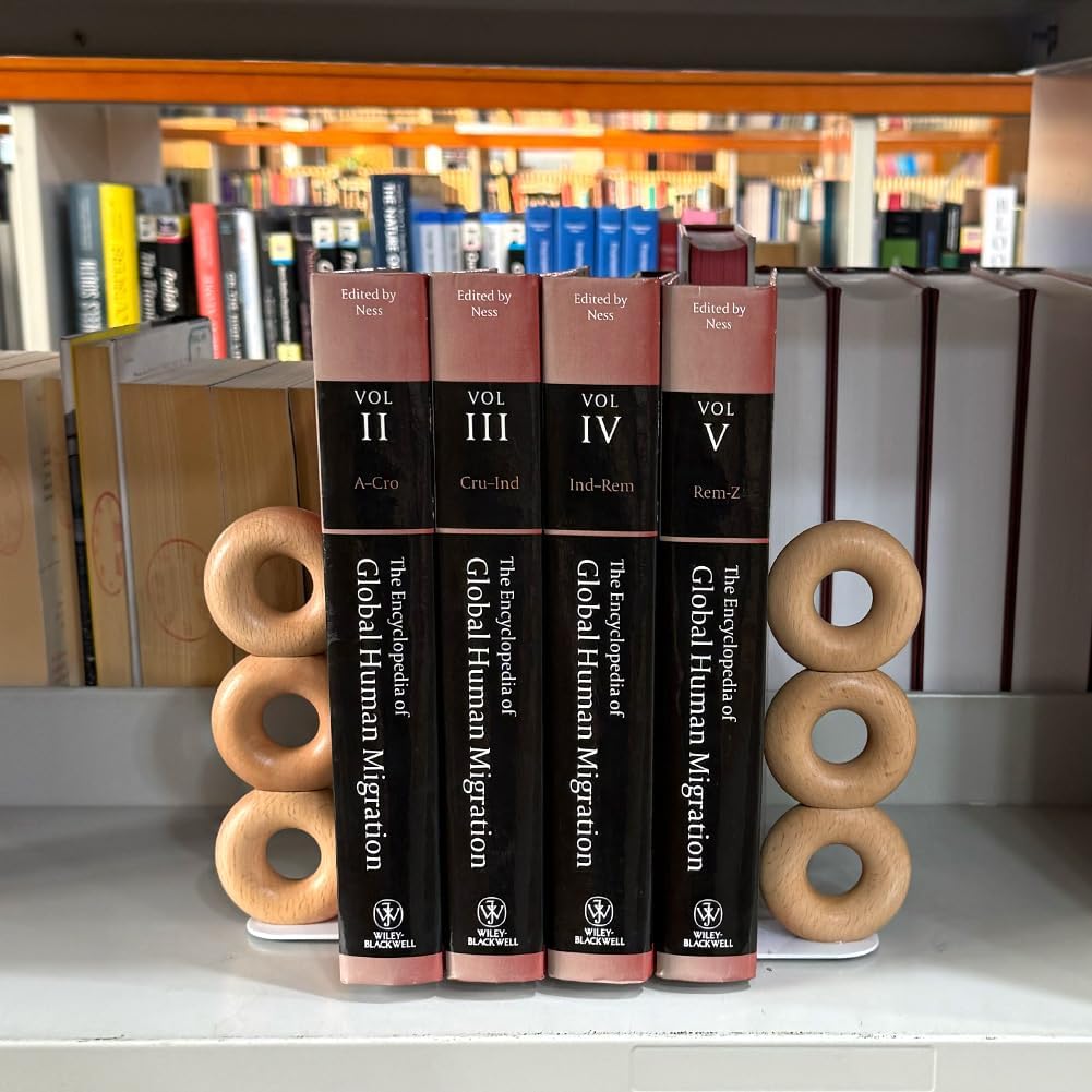 Metal Base Decorative Bookends for Heavy Books