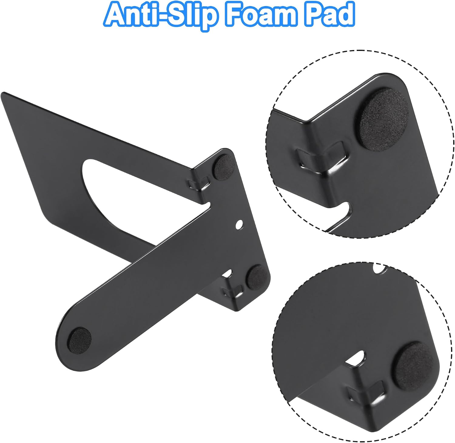 Heavy Duty Metal Bookends / Black