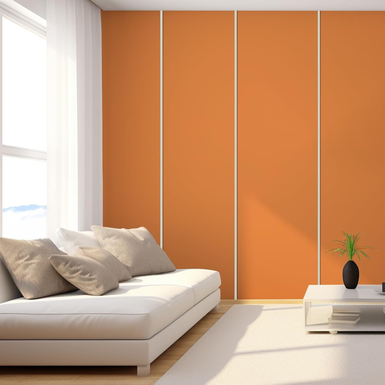 Mirror Frame / x Waterproof Molding Trim / 10 Ft / White / 0.8 x 10