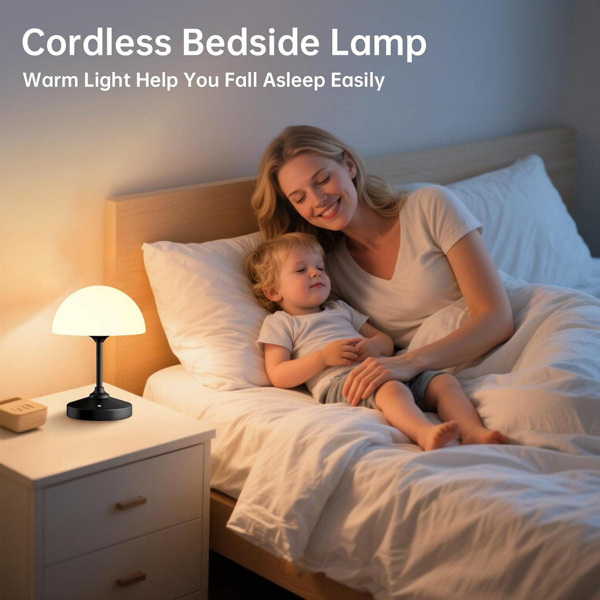 Mushroom Lamp Cordless Lamp Table Lamp,Outdoor Waterproof Shower Lamps,5000mAh Rechargeble Battery Operated Dimmable