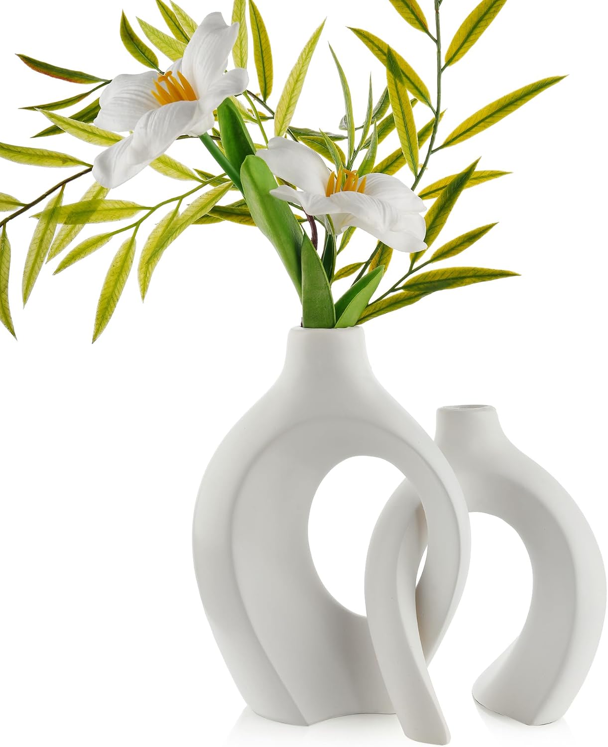 Modern Resin Vases Set