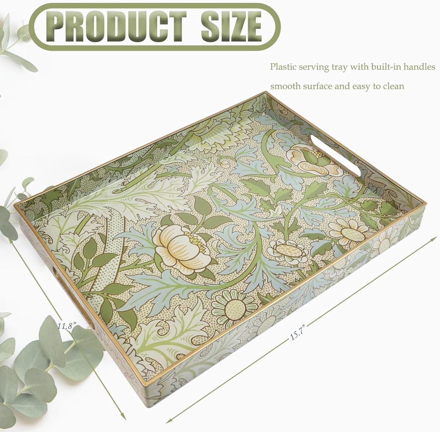 Serving Tray / Plastic Decorative Tray / Multi D