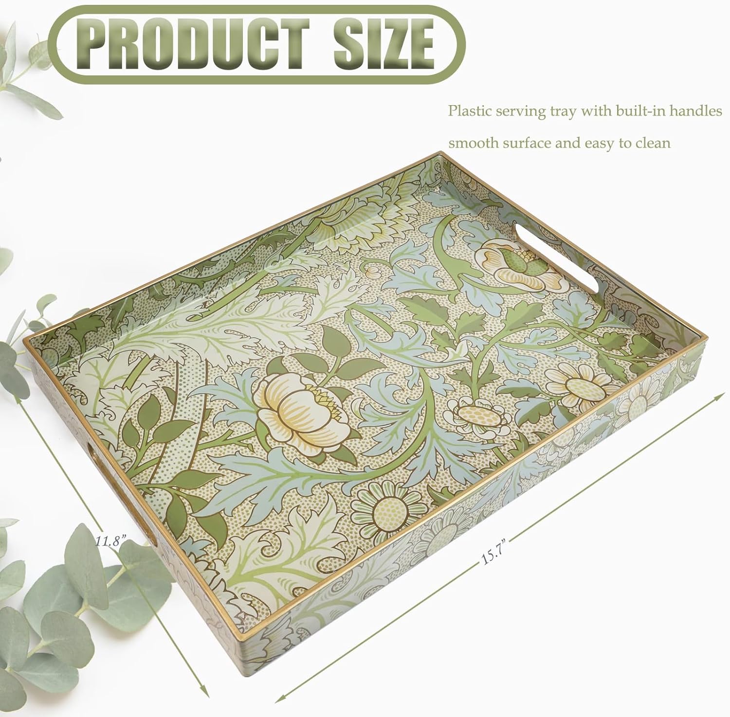 Serving Tray / Plastic Decorative Tray / Multi D
