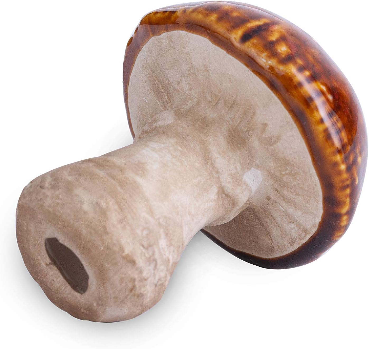Ceramic Mushrooms Figurine Garden Decor / Small-4 / 3 Inch / Set of 4
