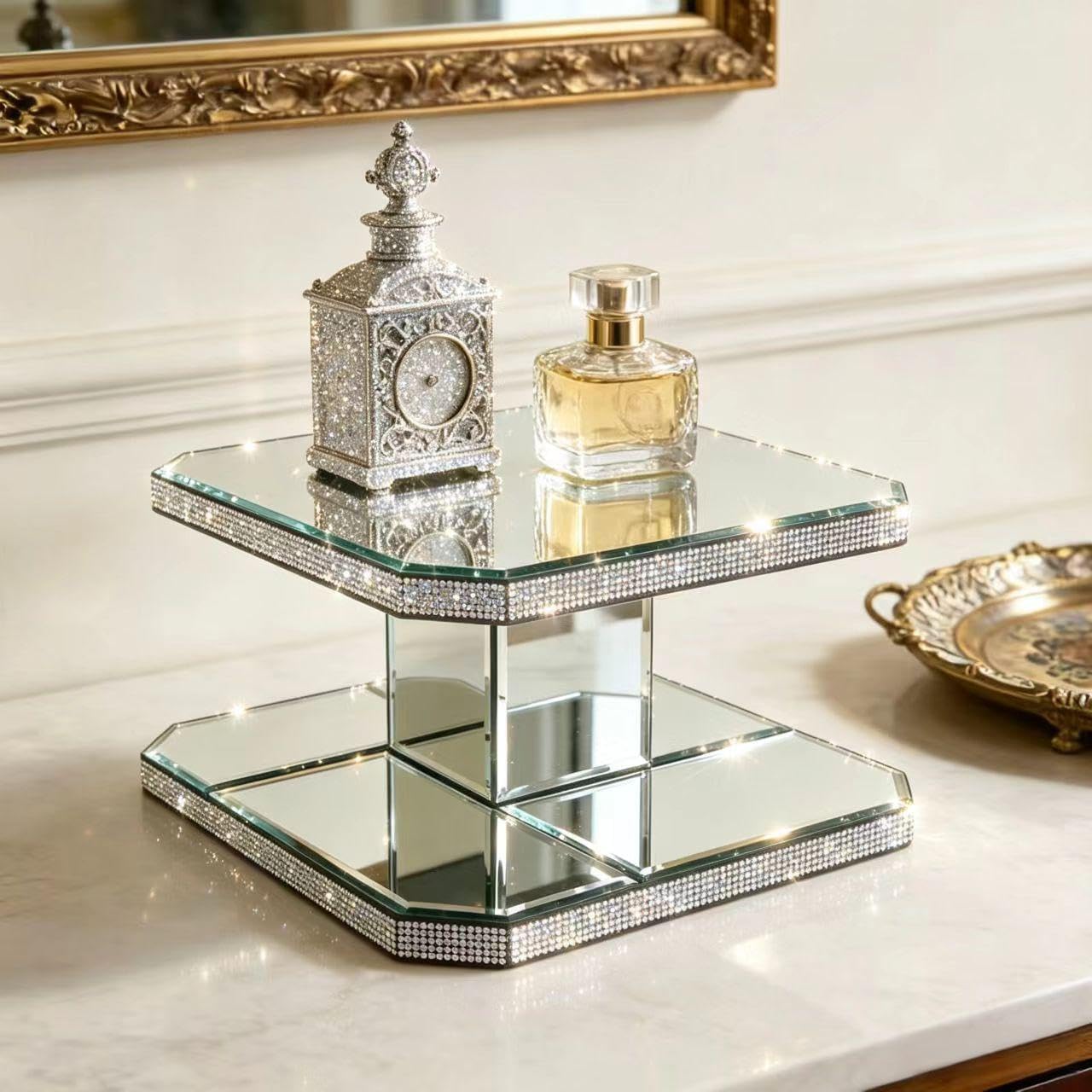 Two-Tier Square Stand / 6 Inches High / 6 Inch