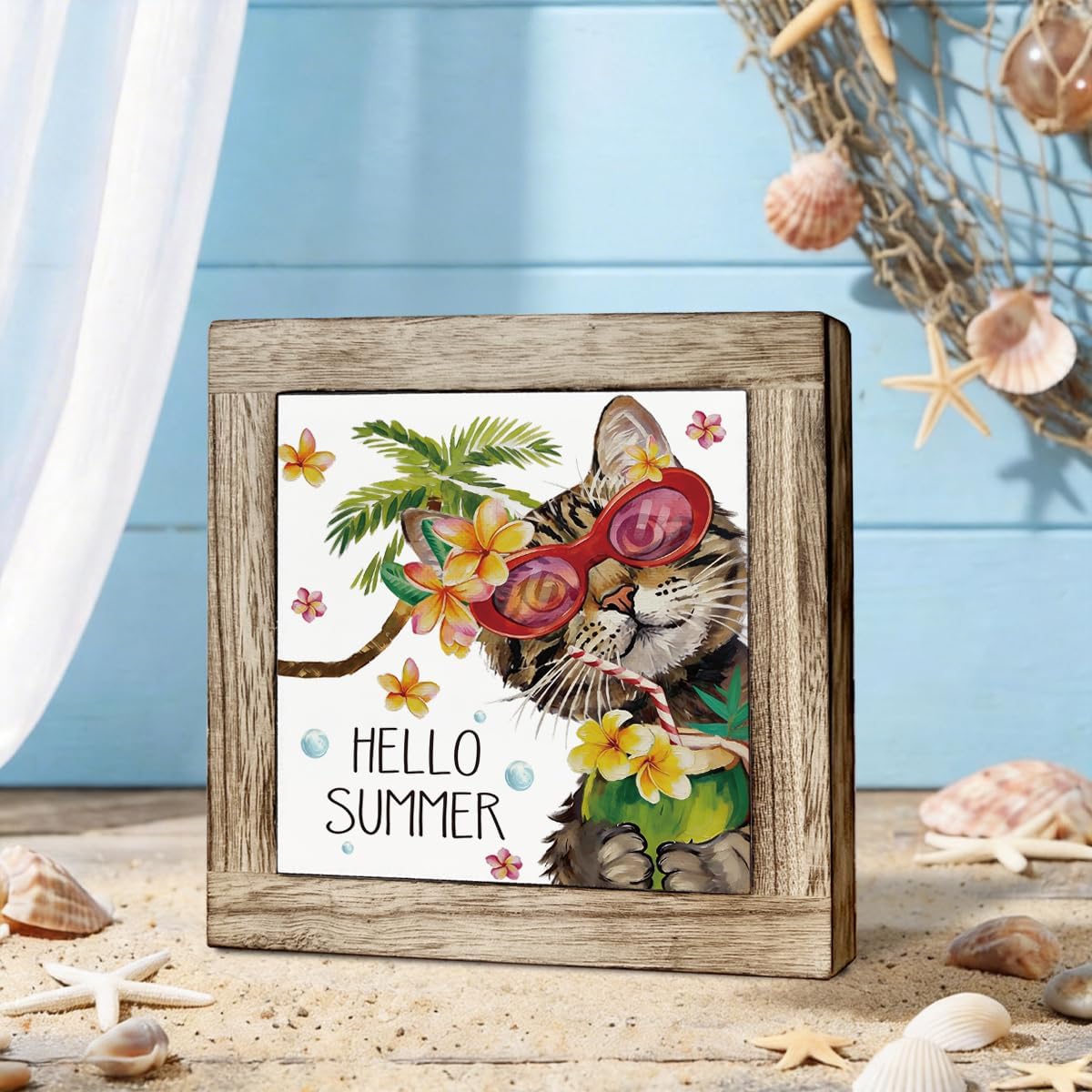 Summer Decor Sign Wooden Plaque / Summer 25