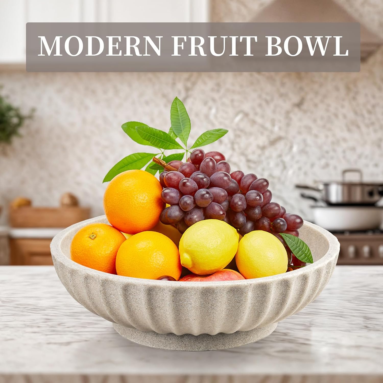 Modern Decorative Bowl / Beige