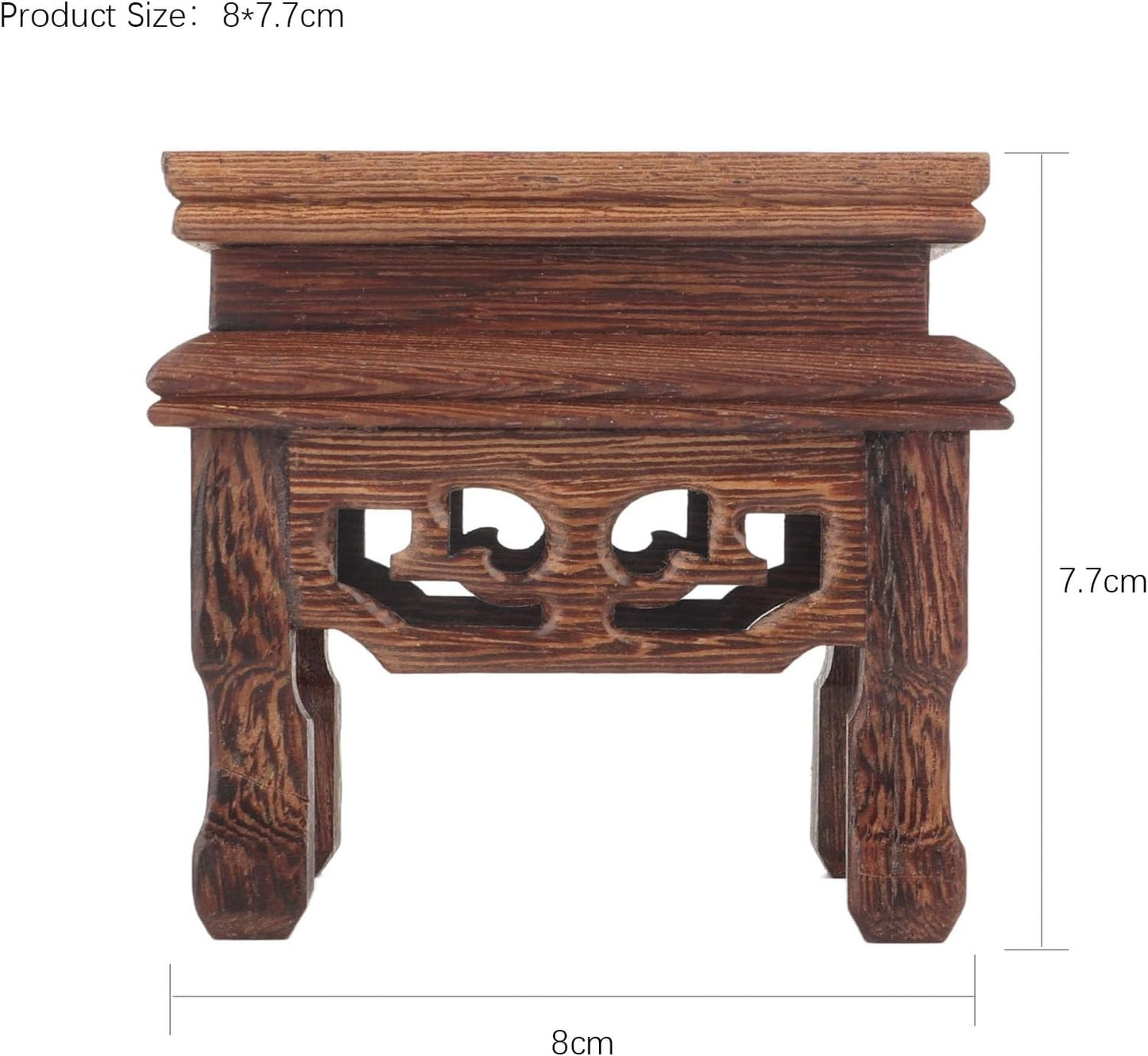 Mini Wood Pedestal Stand