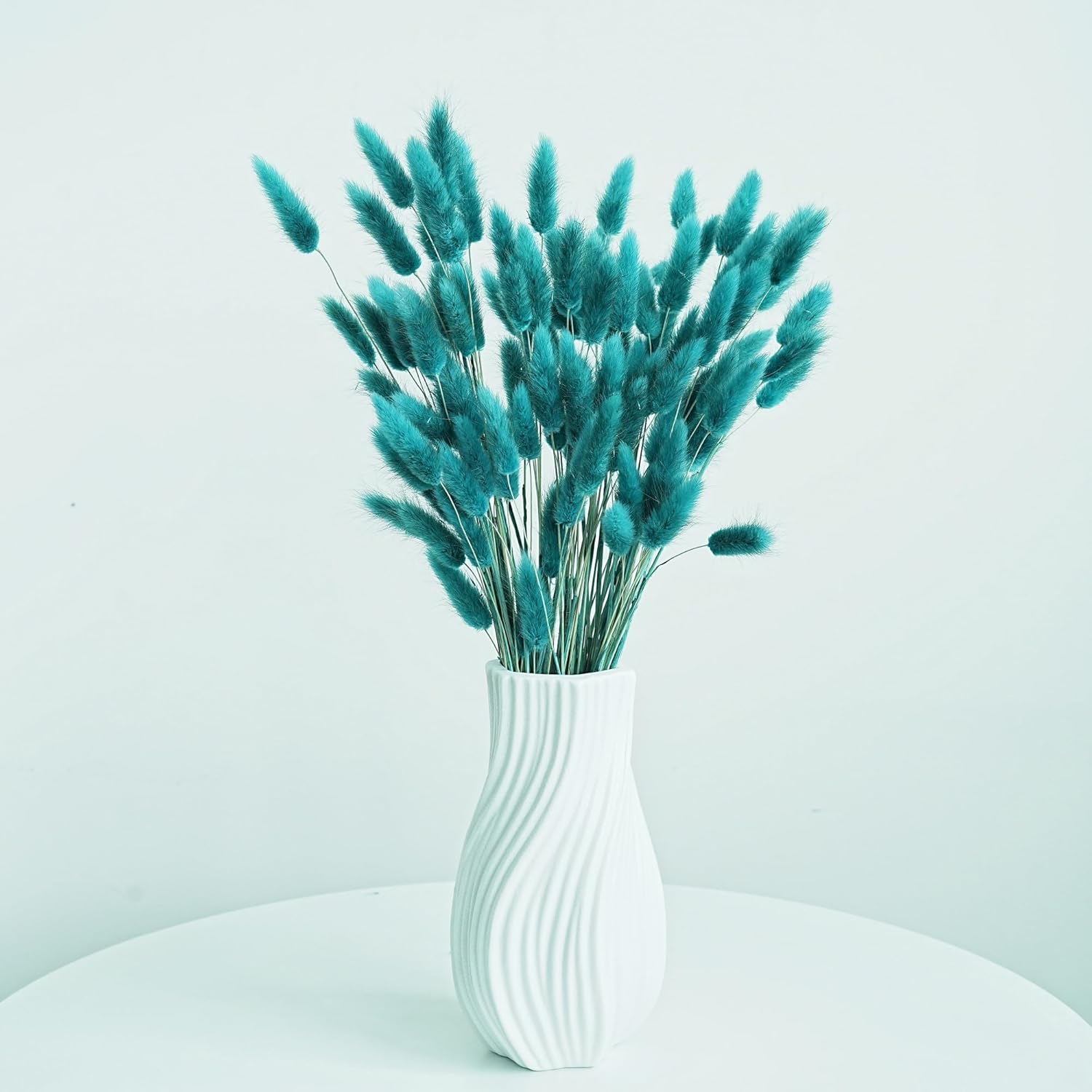 Dry Flowers for Decoration / Teal / Set of 120