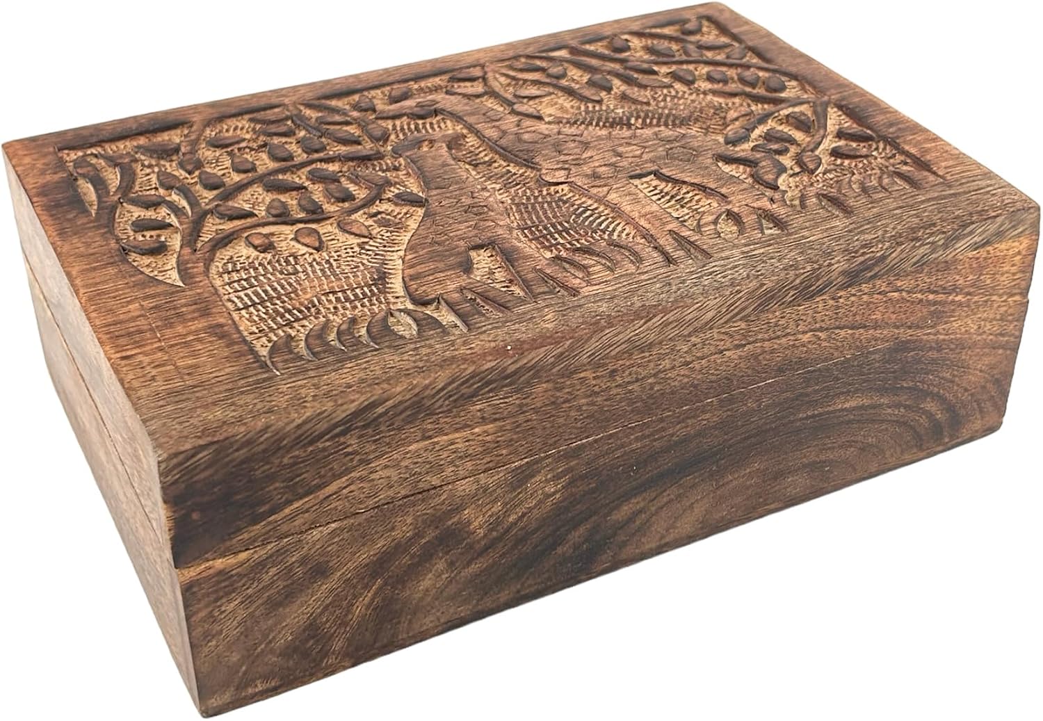Wooden Mini Jewellery Box & Tree Design-Trinket Box for Ladies-Jewellery Storage / Giraffe
