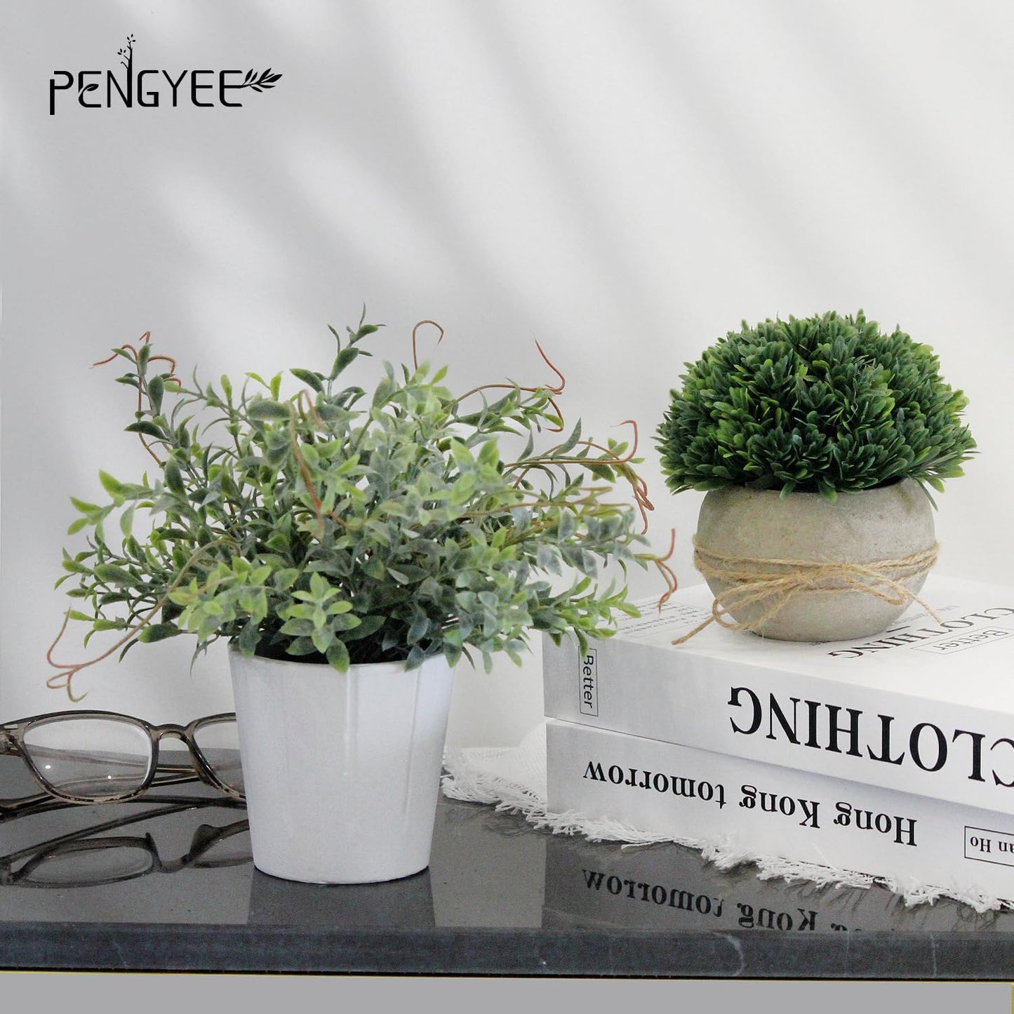 Artificial Plants Indoor / Green Rosemary II / Set of 4