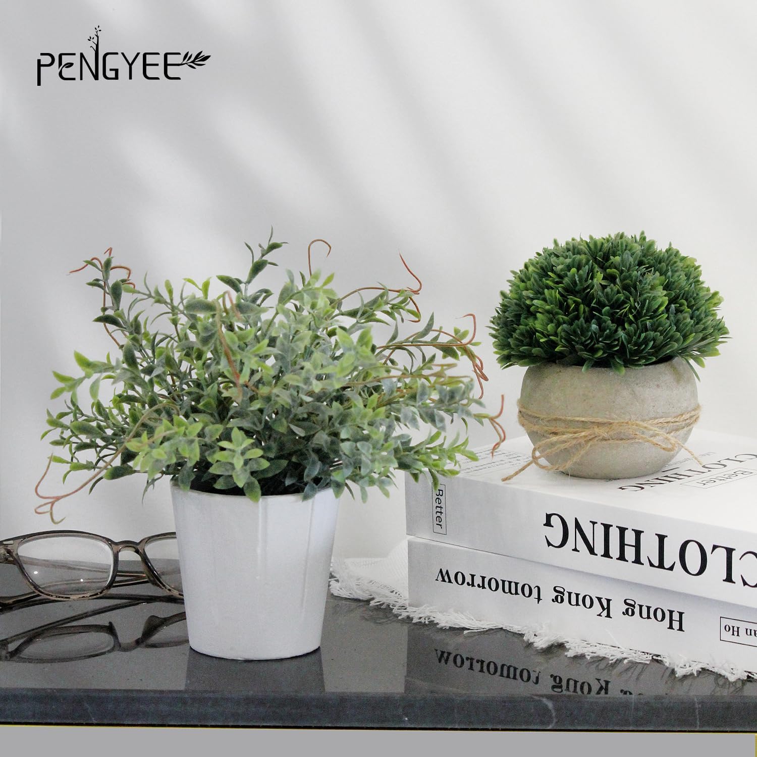 Artificial Plants Indoor / Green Rosemary II / Set of 4