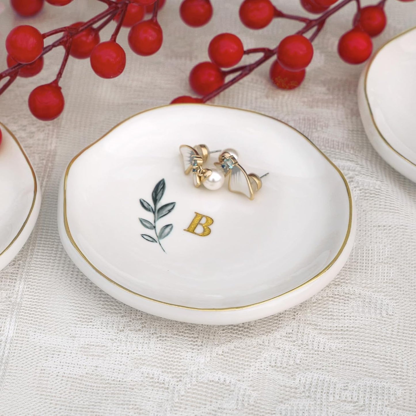 Initial Jewelry Tray for Rings / A