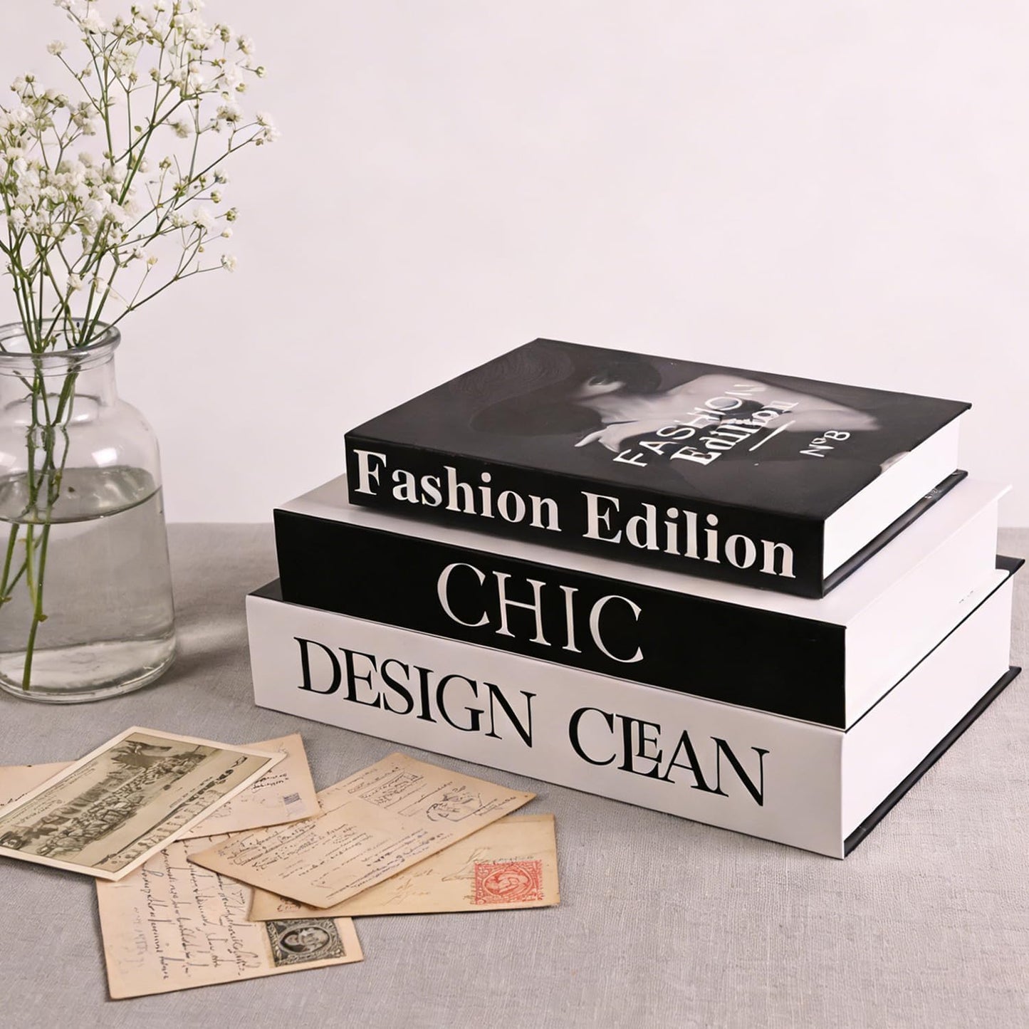 Decorative Storage Books / Elegant / Set of 3