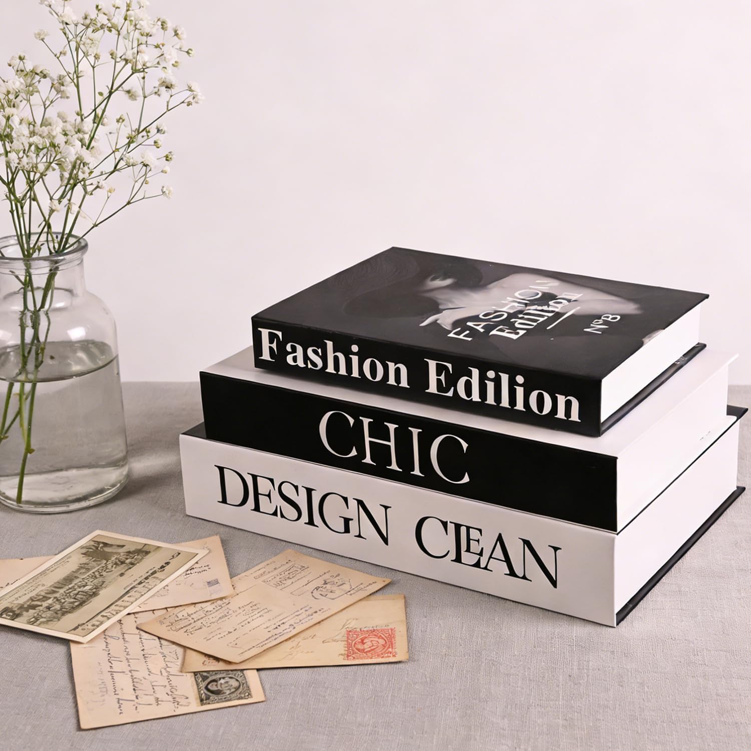 Decorative Storage Books / Elegant / Set of 3