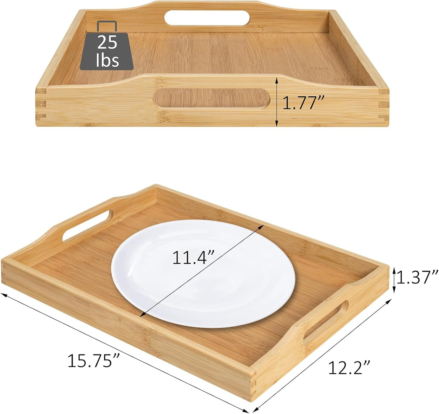 Wood Tray for Tea / Beige