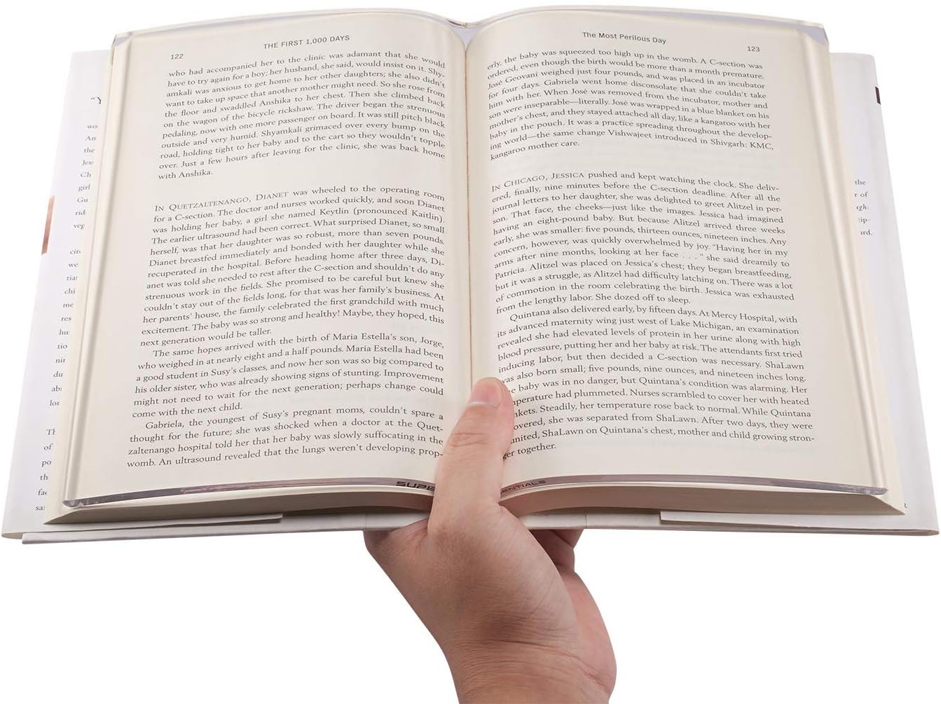 Clear Transparent Bookweight-Bookcover-Pageholder Book Protector (Full/Standard Hardcover Book Size: 12" Wide x 9" Tall)
