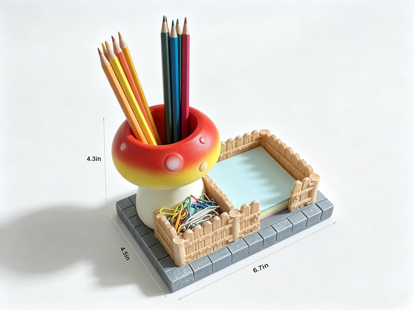Sticky Note Paperclip Holder