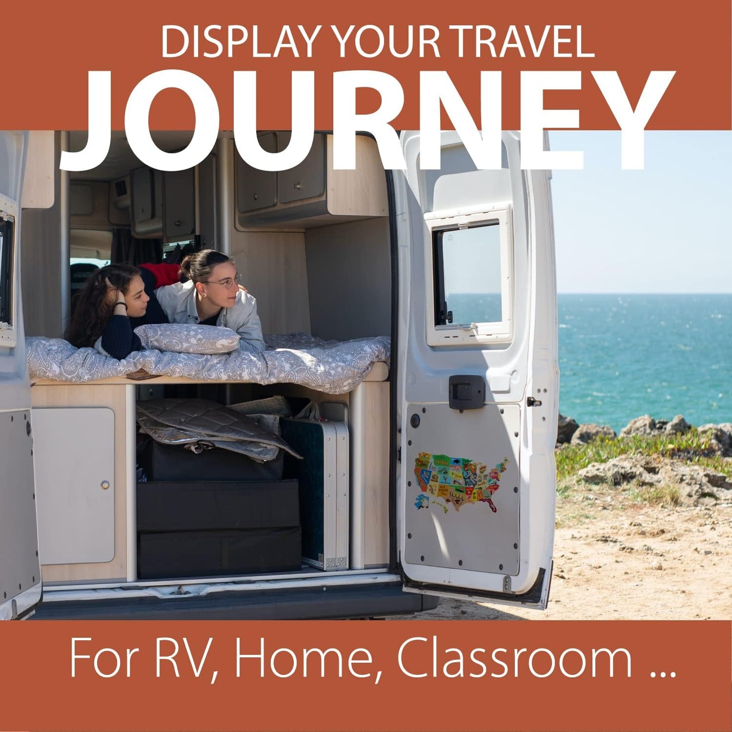 Camper Trailer Decals for Window / Simple