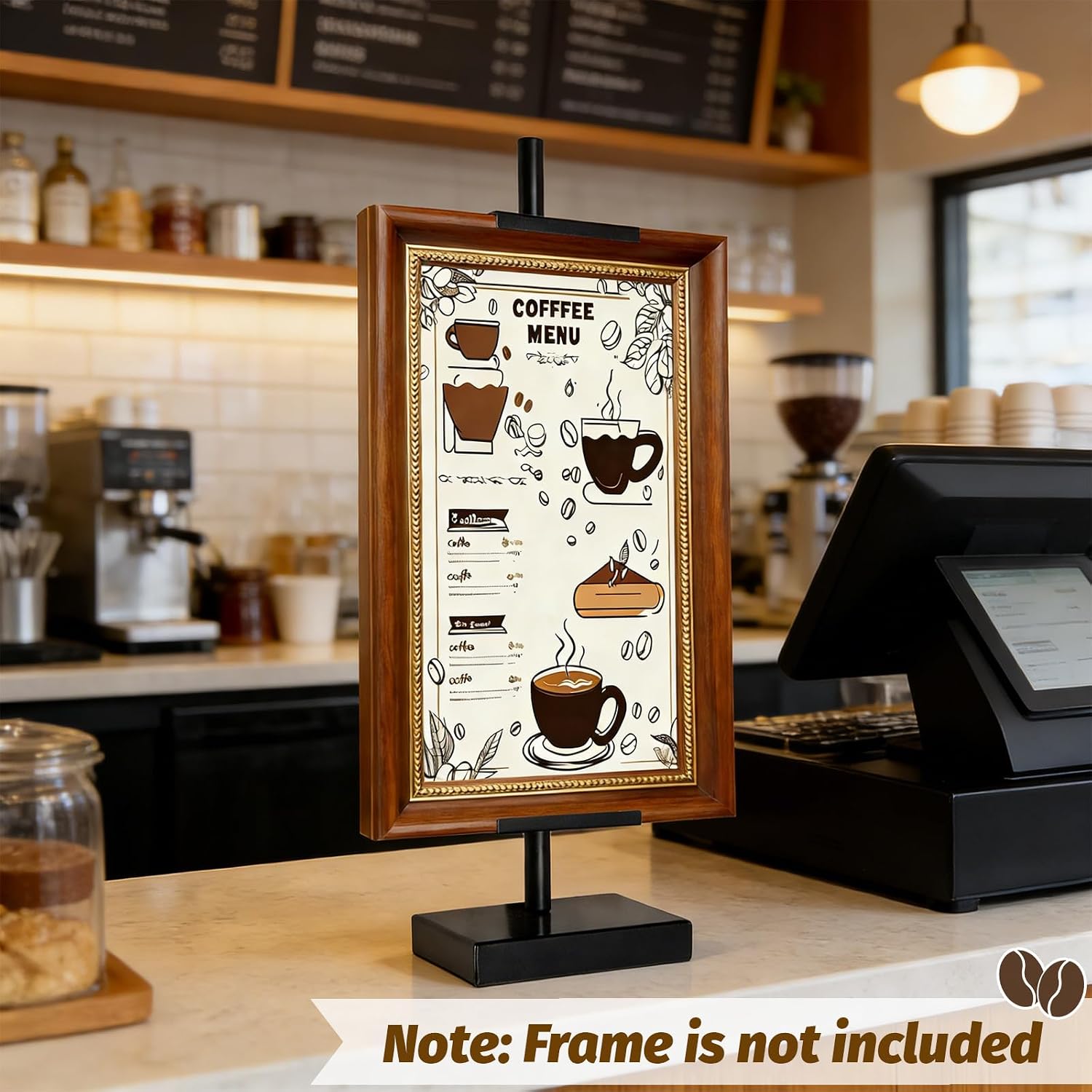 Metal Picture Stands for Display / Black / 18 Inch