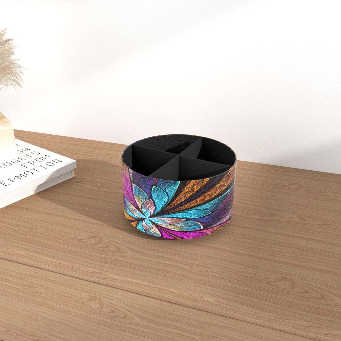 Remote Control Holder / 1-fractal Flower / 360 Degree Rotation