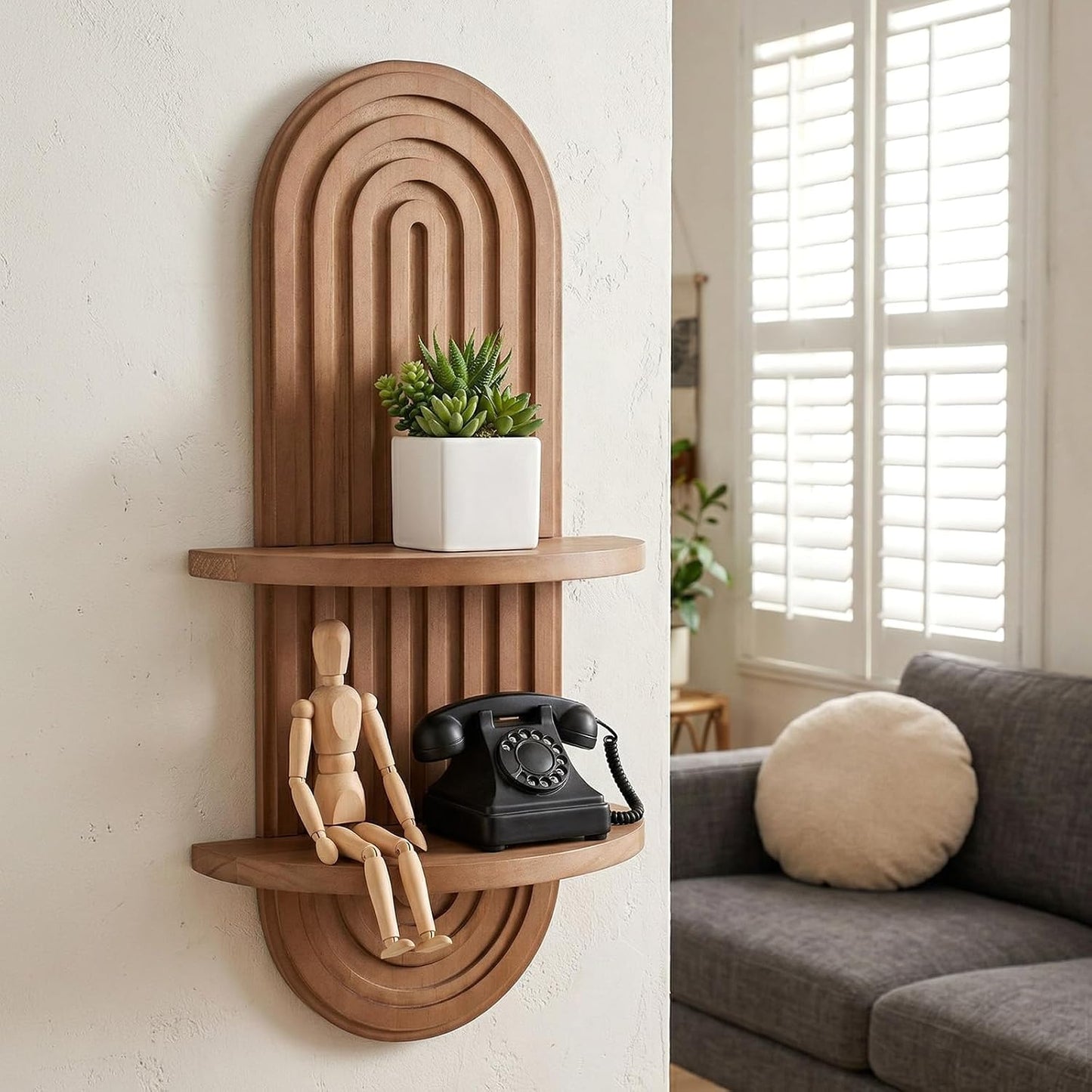 Boho Floating Shelves / Set of 2
