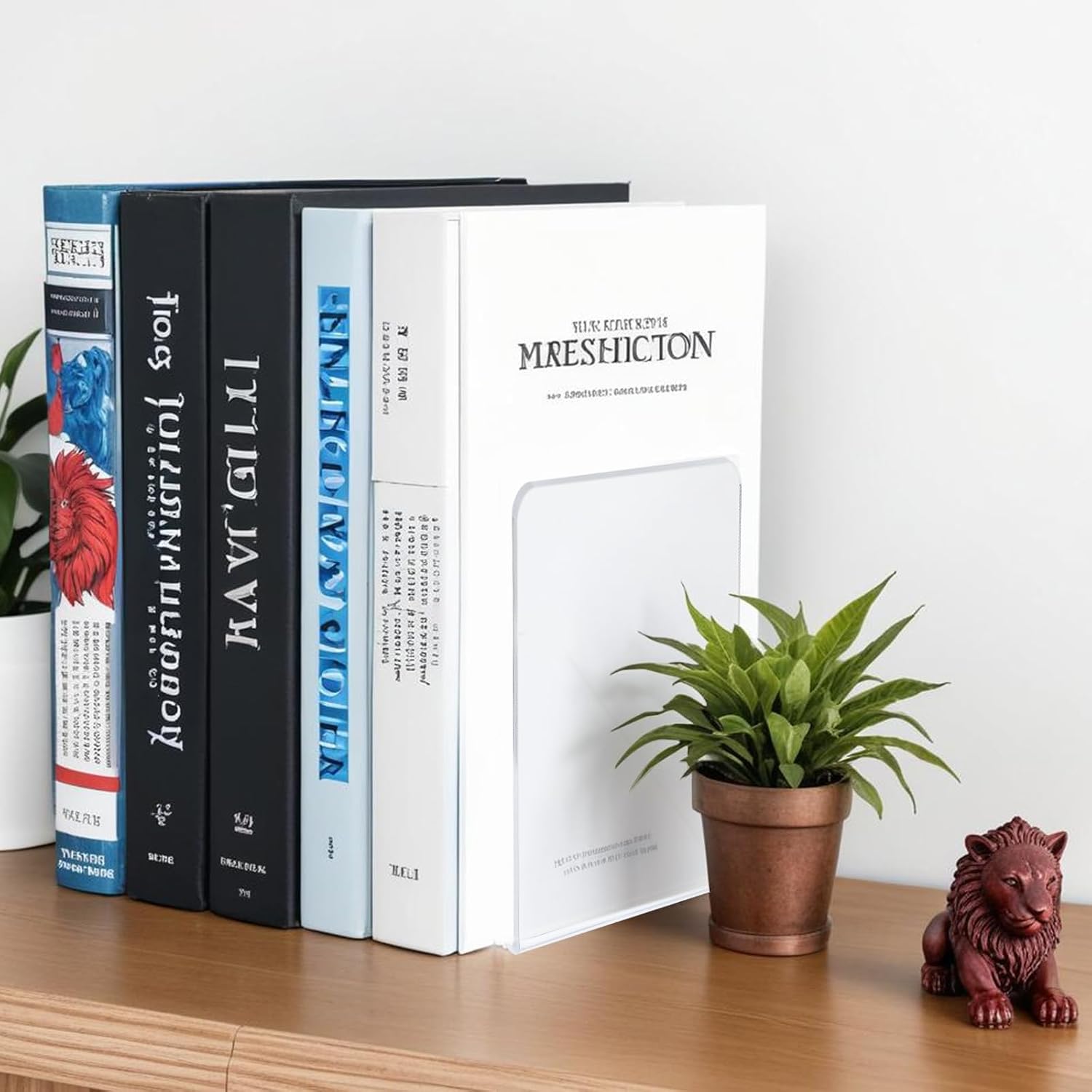Acrylic Bookends / Book Ends Acrylic Bookends / Clear / Set of 16