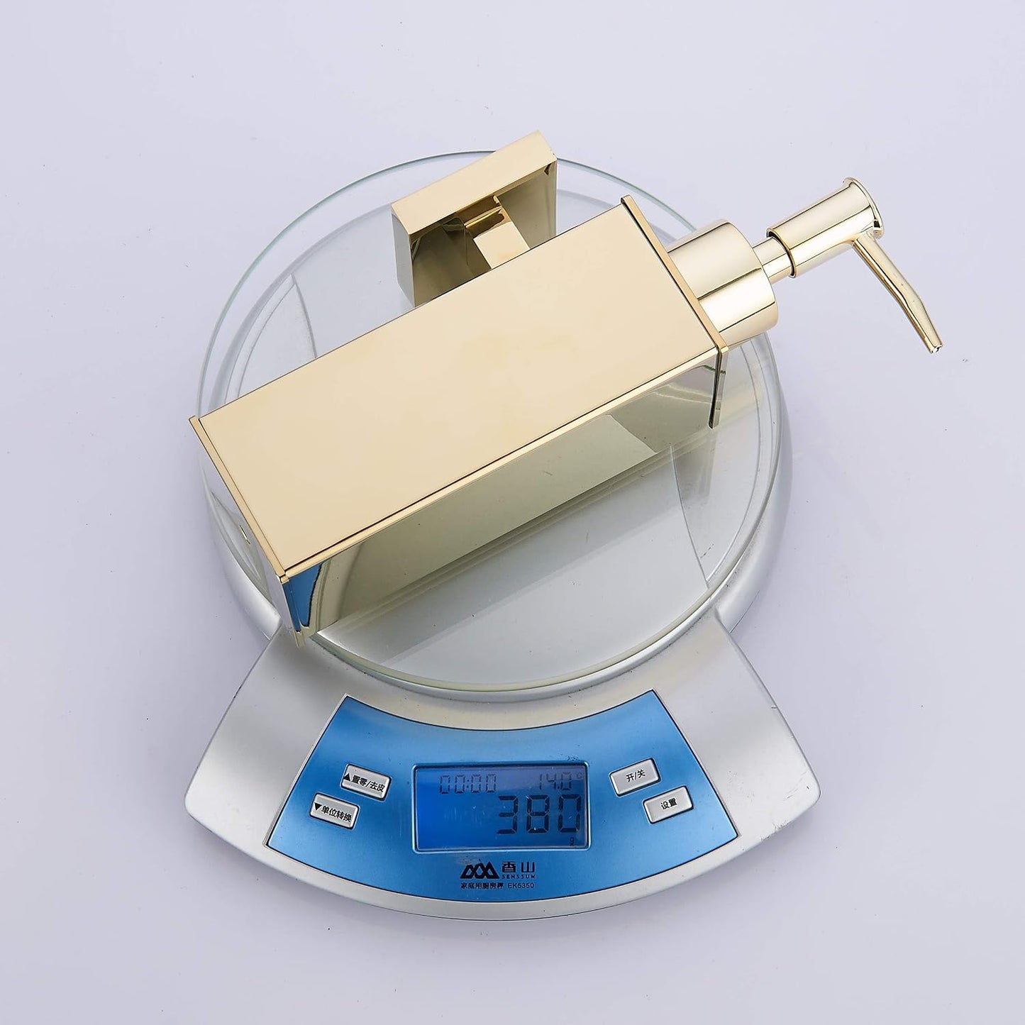 BGL Soap Dispenser Stainless Steel 304 Wall Mount Gold Liquid and Soap Dispenser for Kitchen and Bathroom