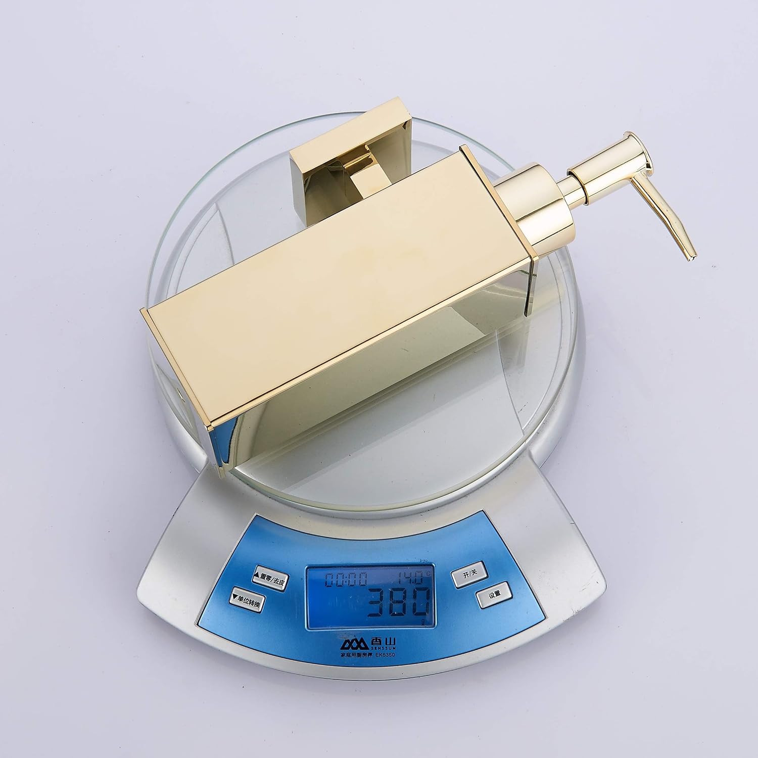 BGL Soap Dispenser Stainless Steel 304 Wall Mount Gold Liquid and Soap Dispenser for Kitchen and Bathroom
