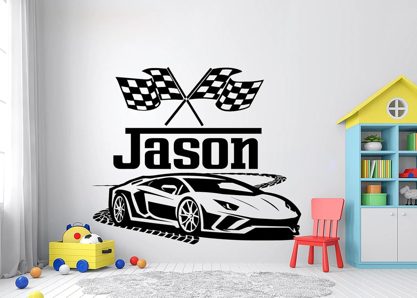 Race Cars Wall Decals