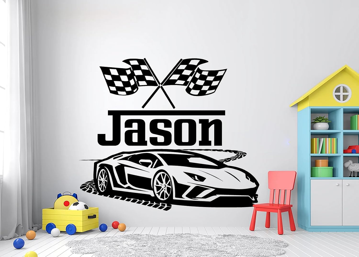 Race Cars Wall Decals