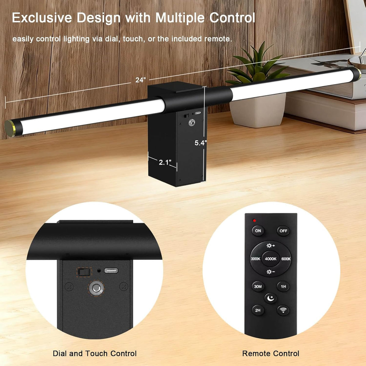 Picture Lights for Wall Battery Operated, Rechargeable Wireless Lights for Pictures on Wall with 3 Color Dimmable