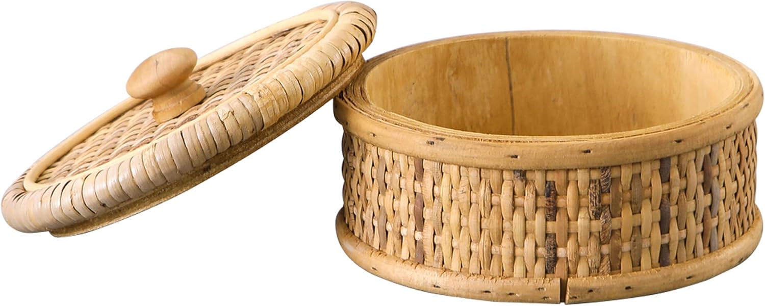 Rattan Storage Basket for Jewelry / Brown