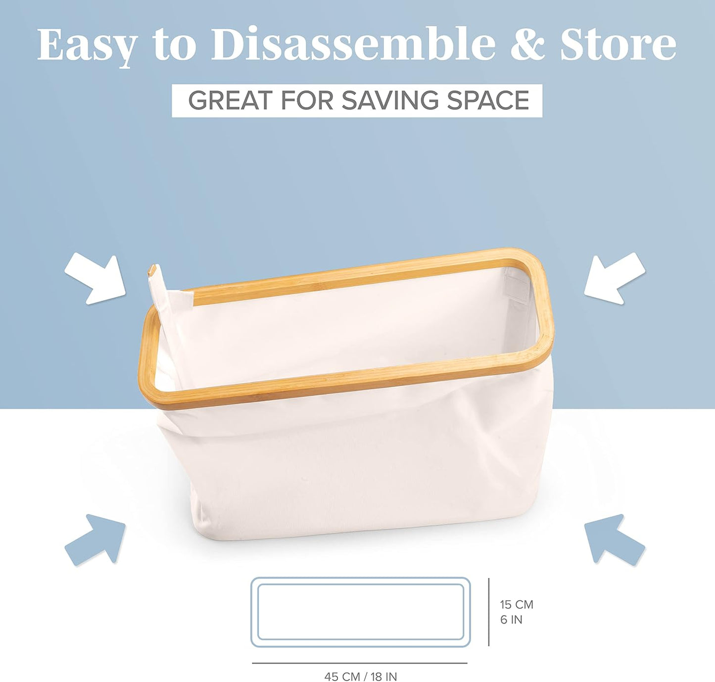 LONBET Toilet Paper Storage for 12 Rolls, Stackable & Foldable - The Ultimate Bathroom Organizer - Waterproof Basket