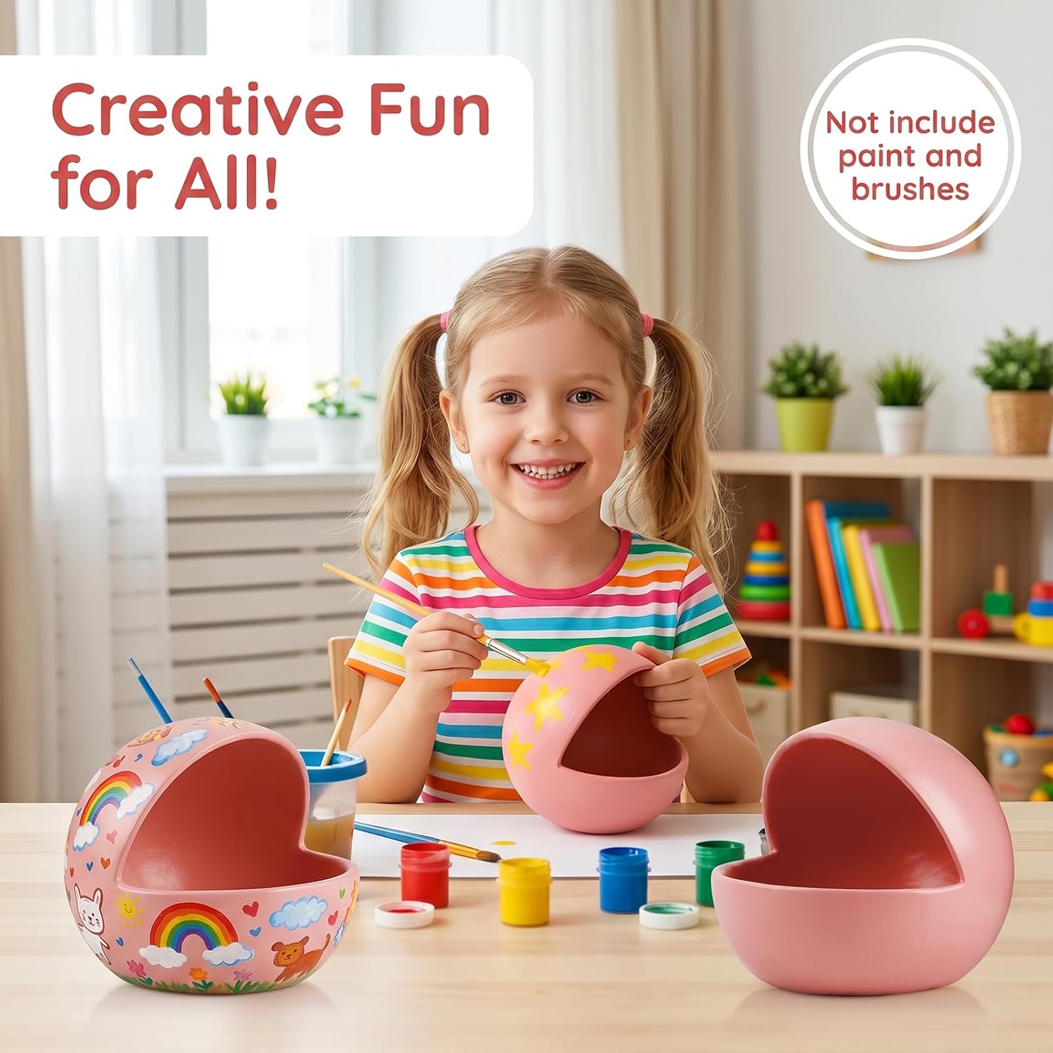 Decorative Candy Bowl / Pink / M