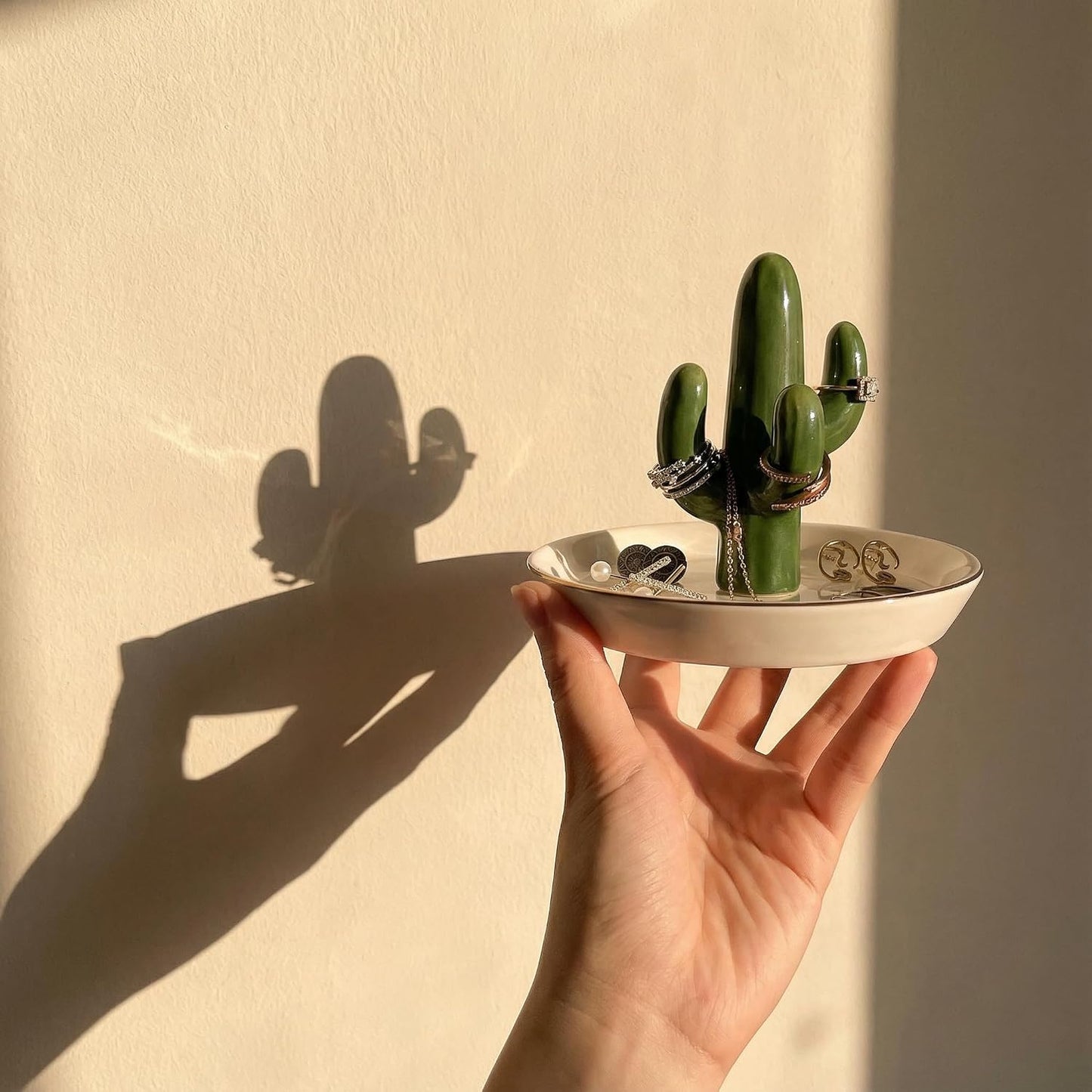 Jewelry Holder and Ring Dish / Cactus