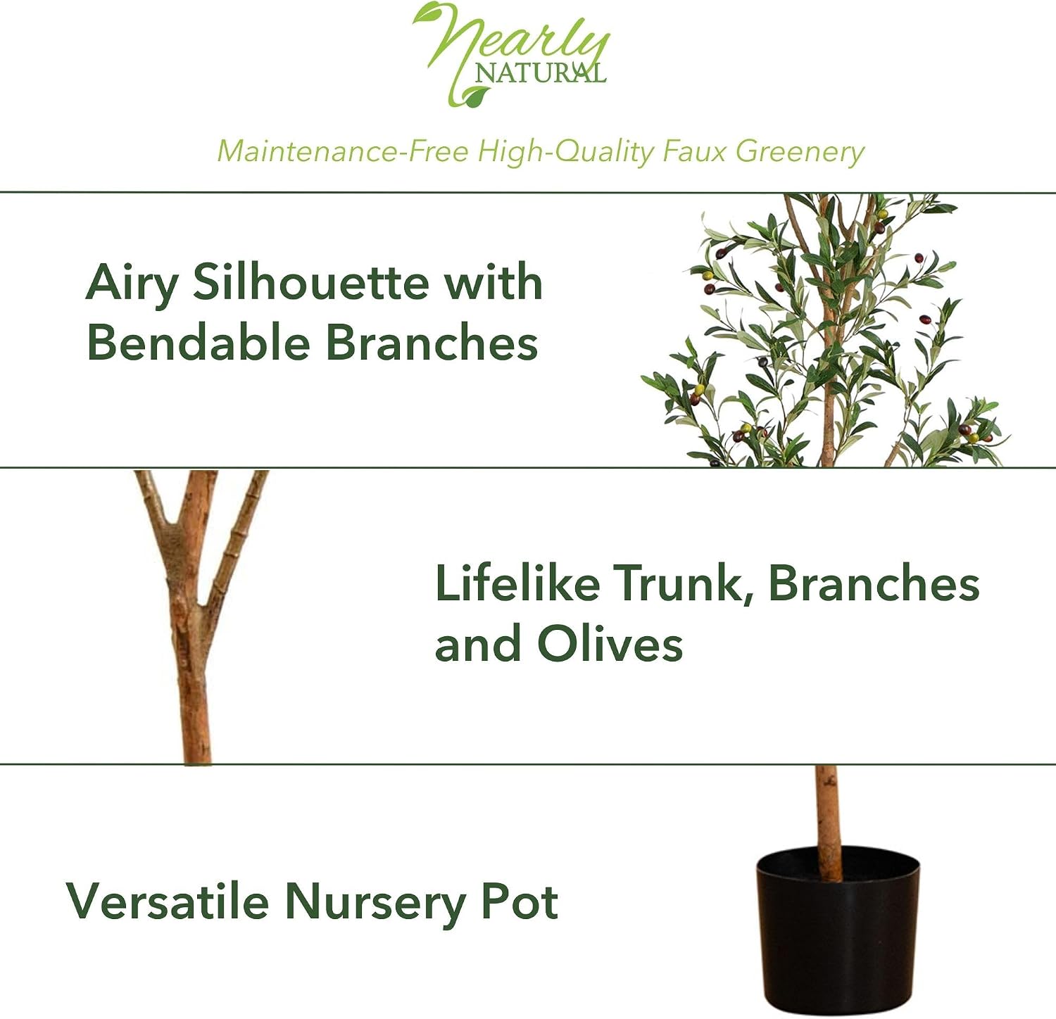 Realistic Branches and Lifelike / 3ft / 3 Inch
