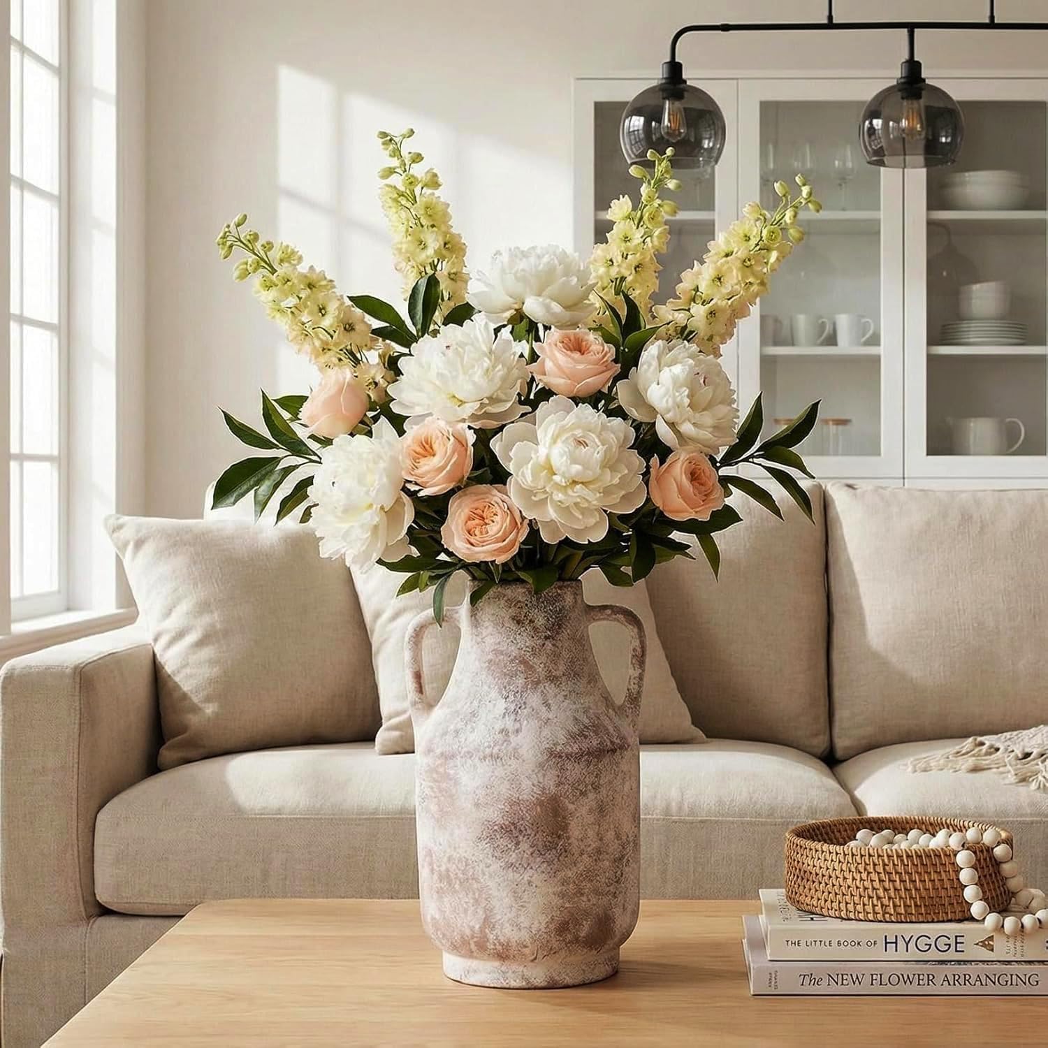 Rustic Farmhouse Vase / 005-terracotta