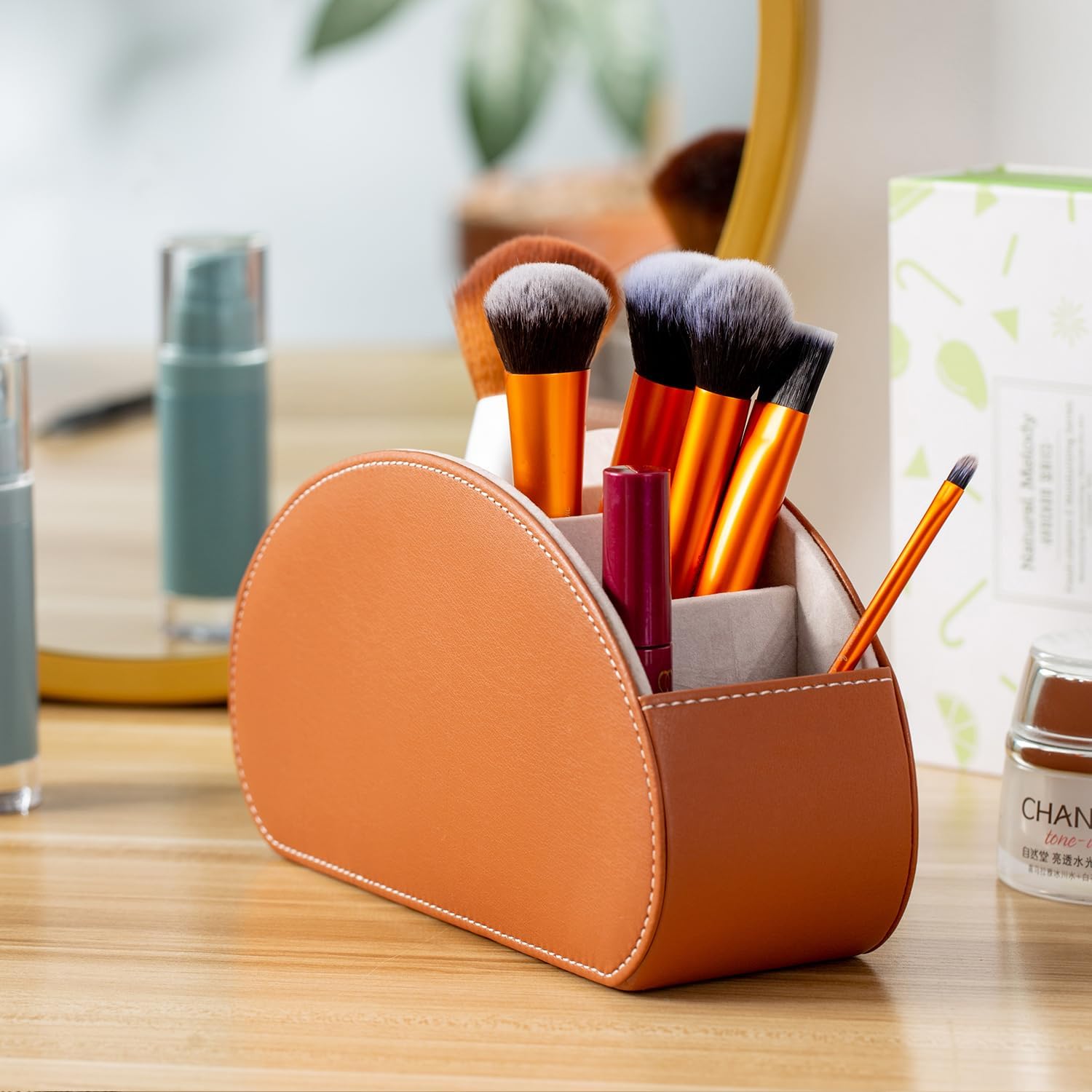 Remote Control Holders Organizer Box / Brown / S