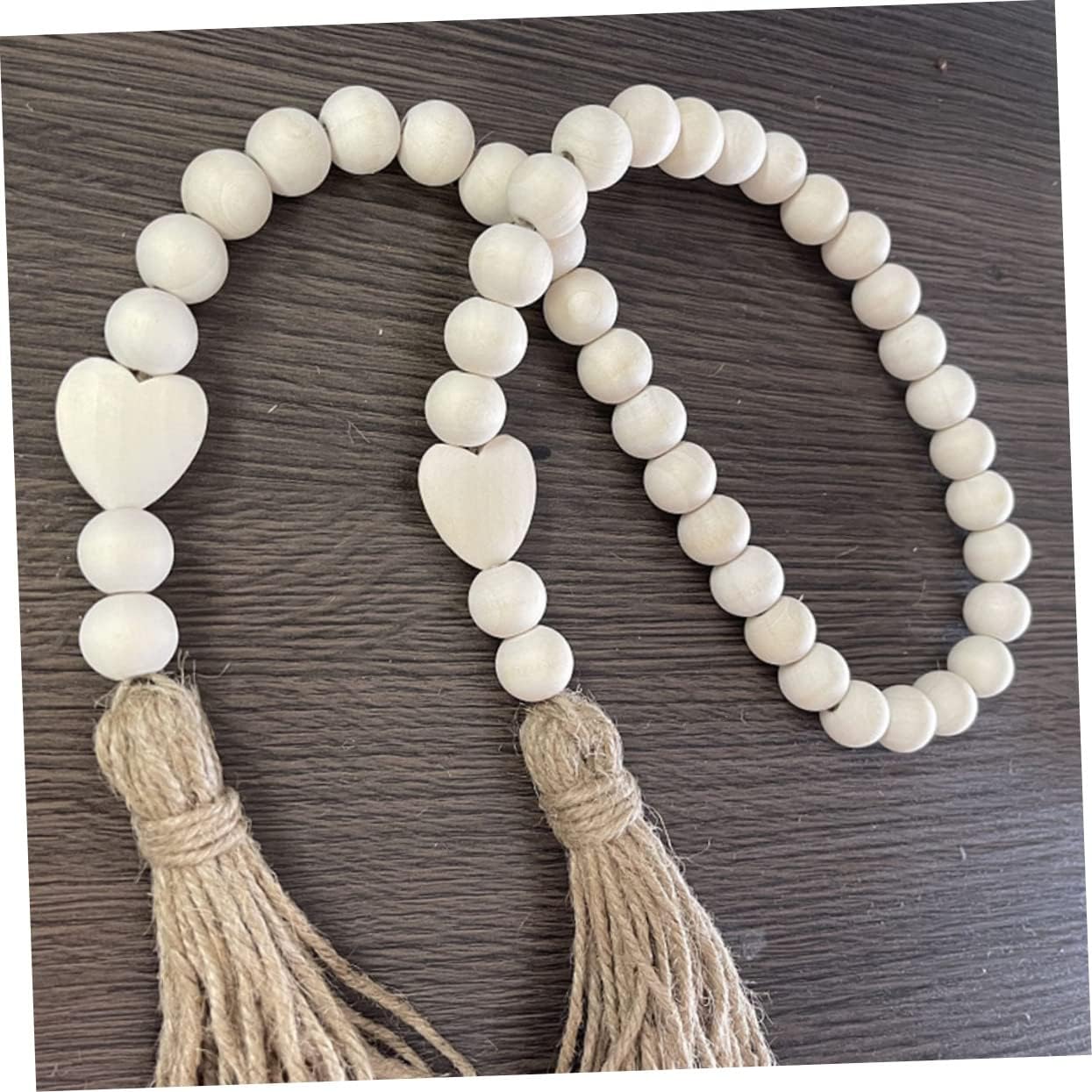Wood Bead Garland / 35.43 Inch