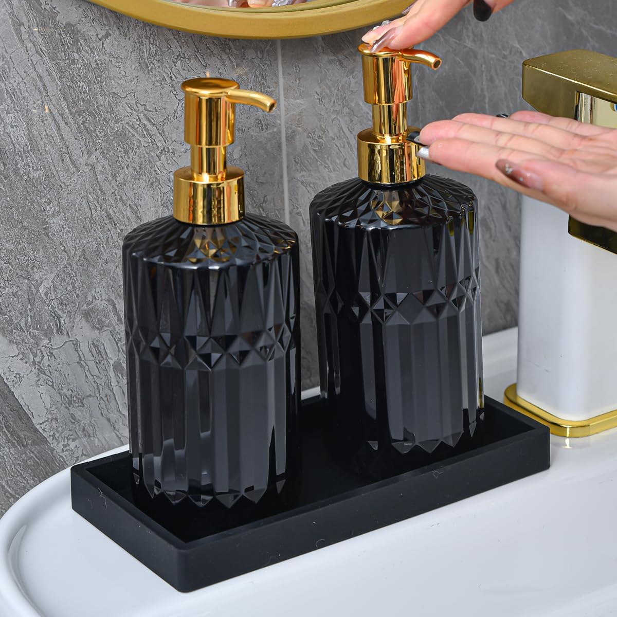 Tray for Scrubber / Black / Set of 2