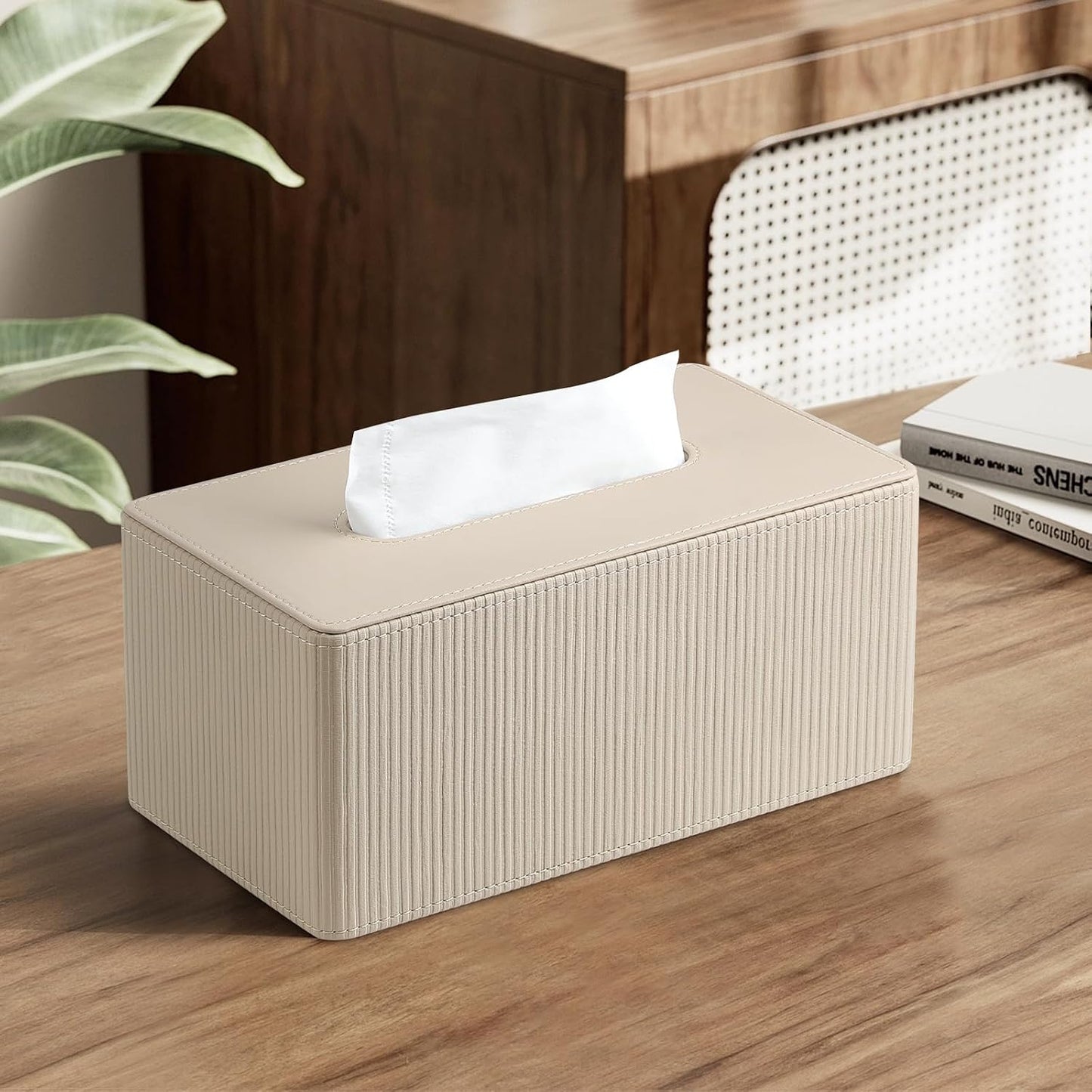 Modern Tissue Box Holder / Beige