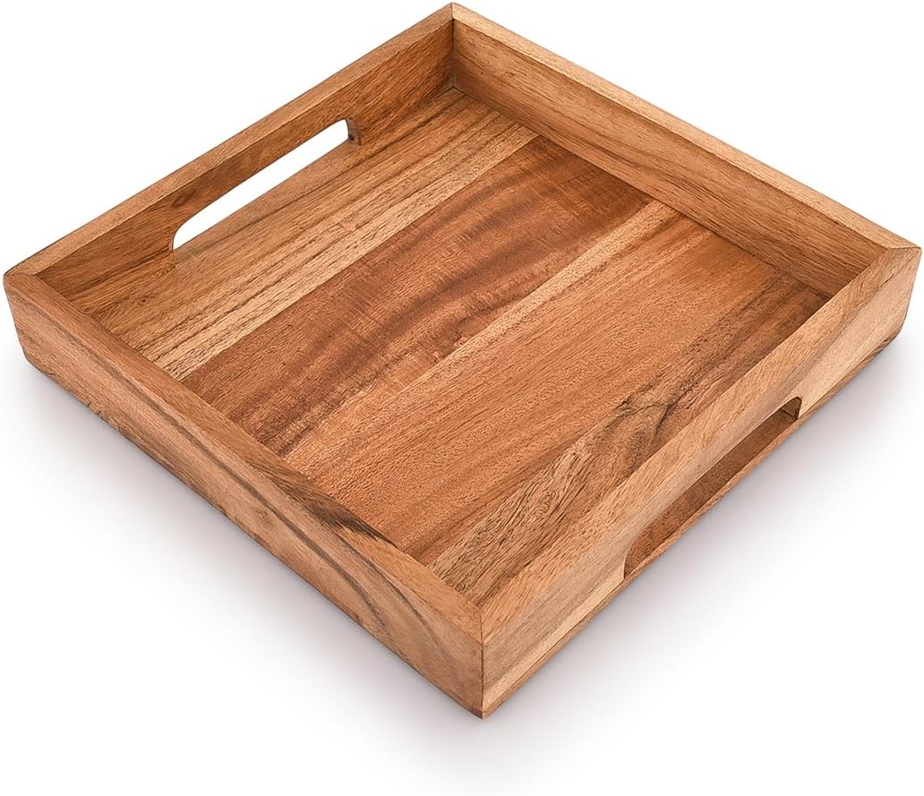 Wooden Serving Tray / Acacia Wood Serving Tray