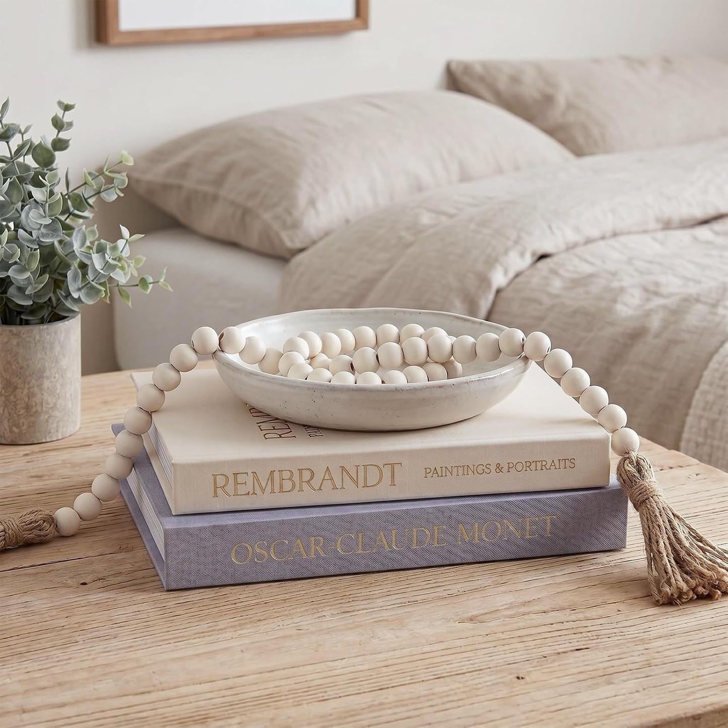 Decorative Book Set Decorative Box / Gray-beige / Set of 2