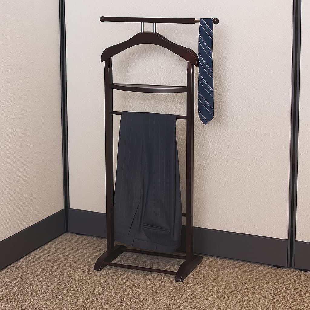 Proman Products Knight Valet Sand with Tie Bar, Tray & Trouser Bar