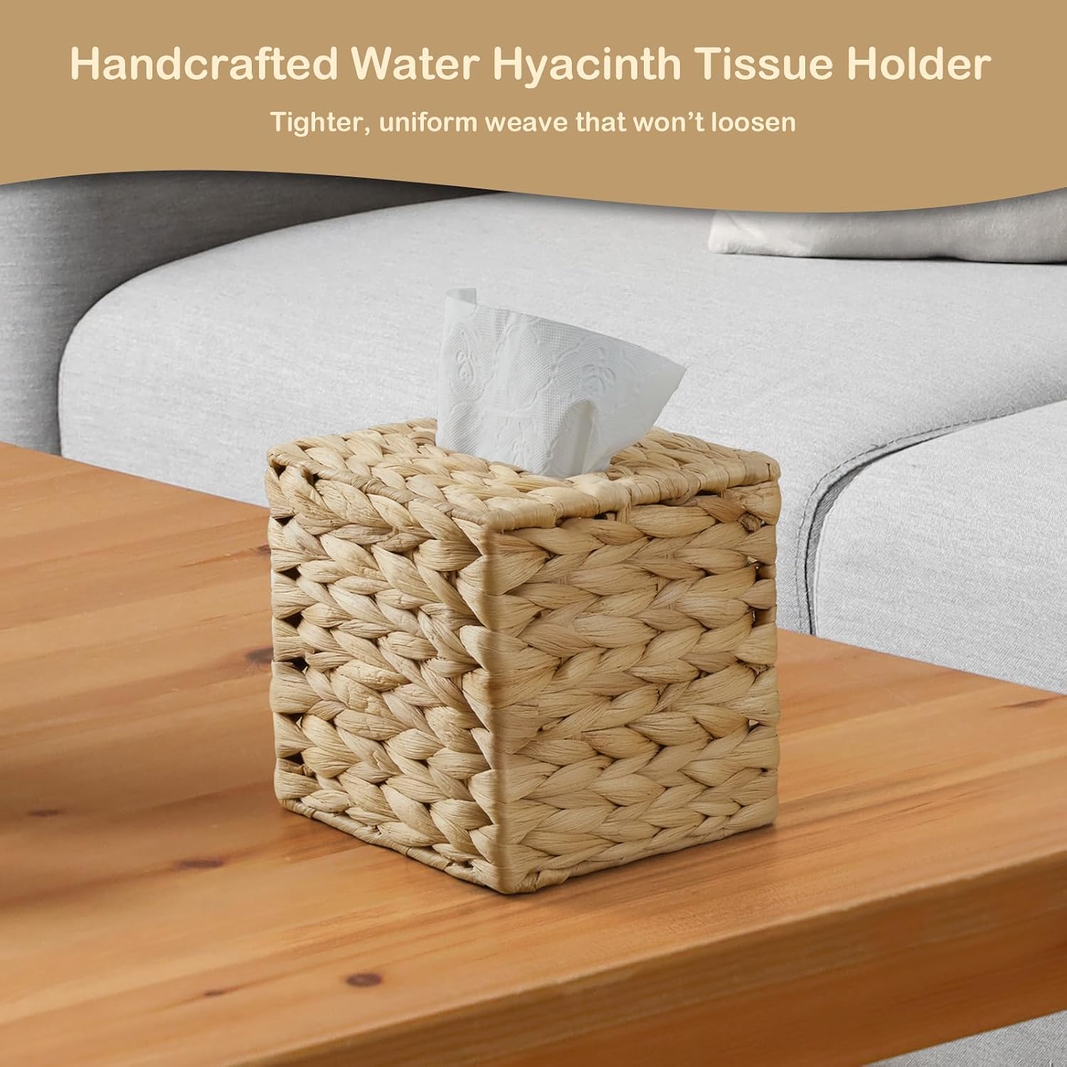 Woven Facial Tissue Holder