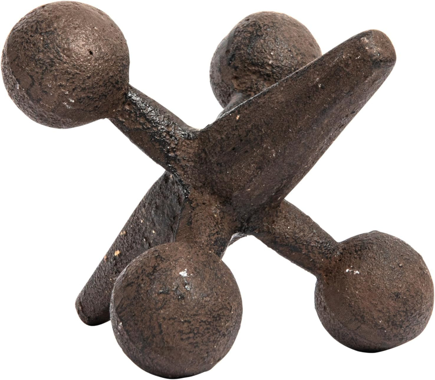 Retro Decorative Cast Iron Jack Figurine / Rust / 6 Inches