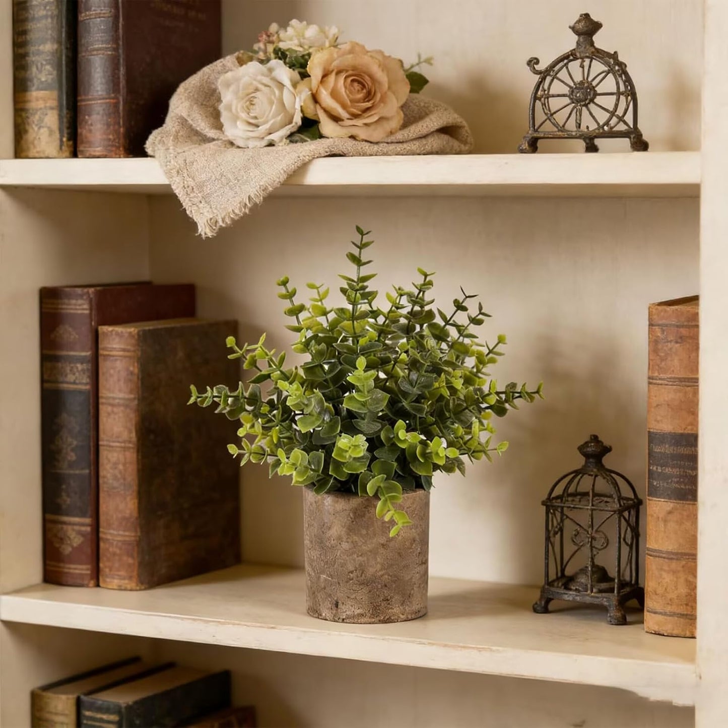 Small Potted Artificial Plant Indoor / Set of 3