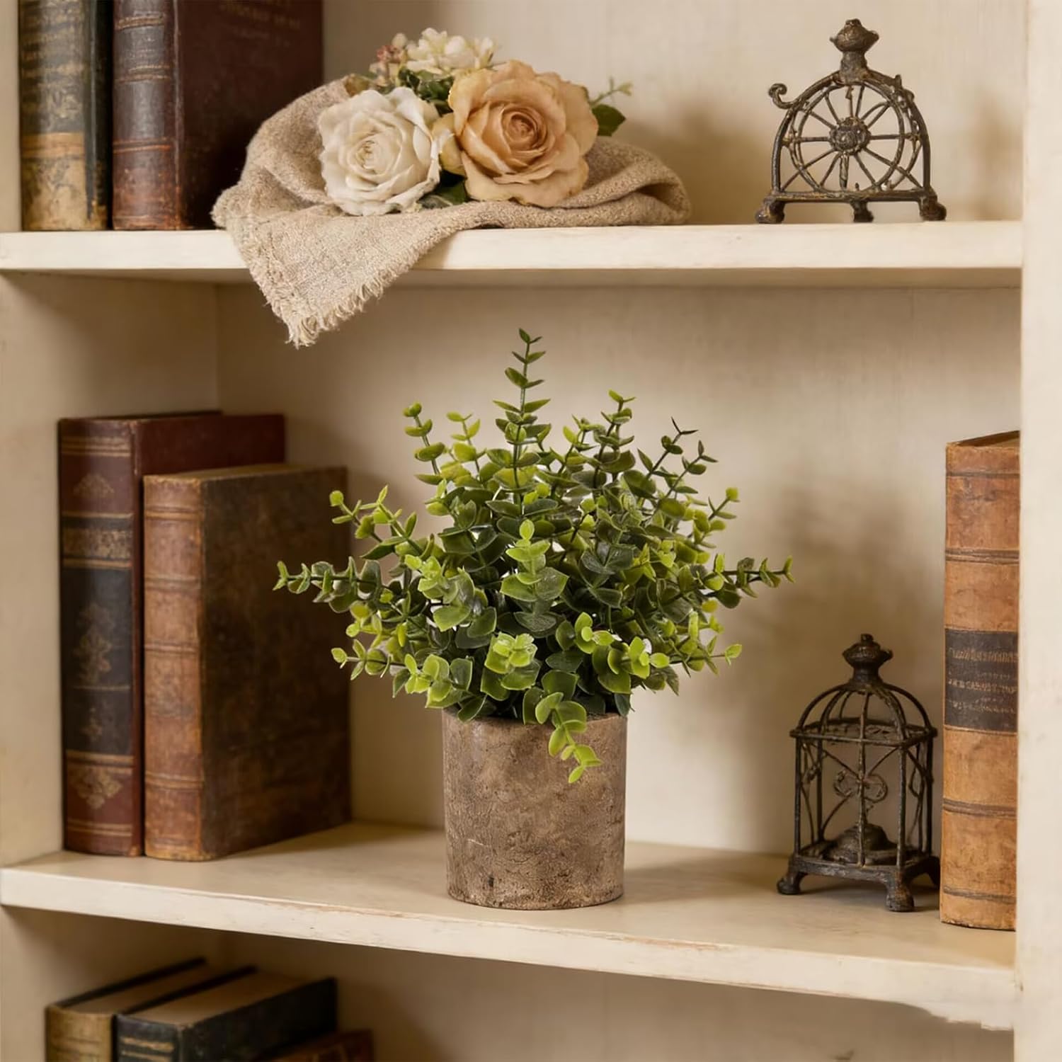 Small Potted Artificial Plant Indoor / Set of 3